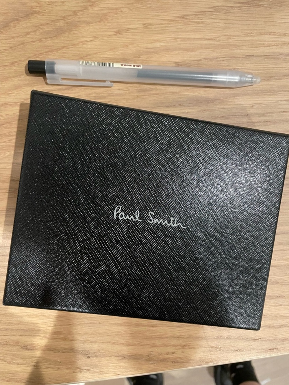 Paul Smith Black Box with Silver Signature